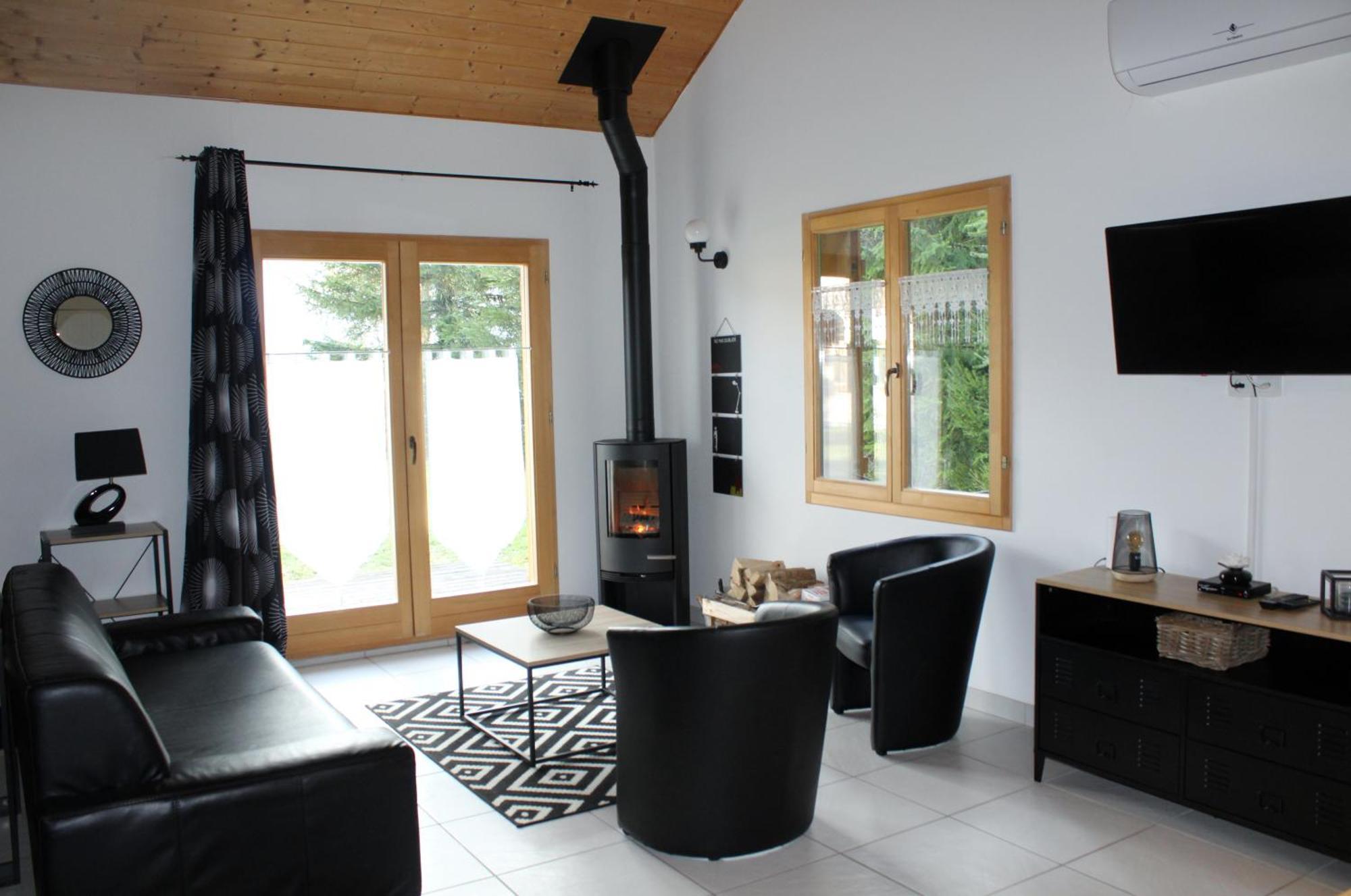 Chalet De Charme Le Contemporain Ney Kültér fotó