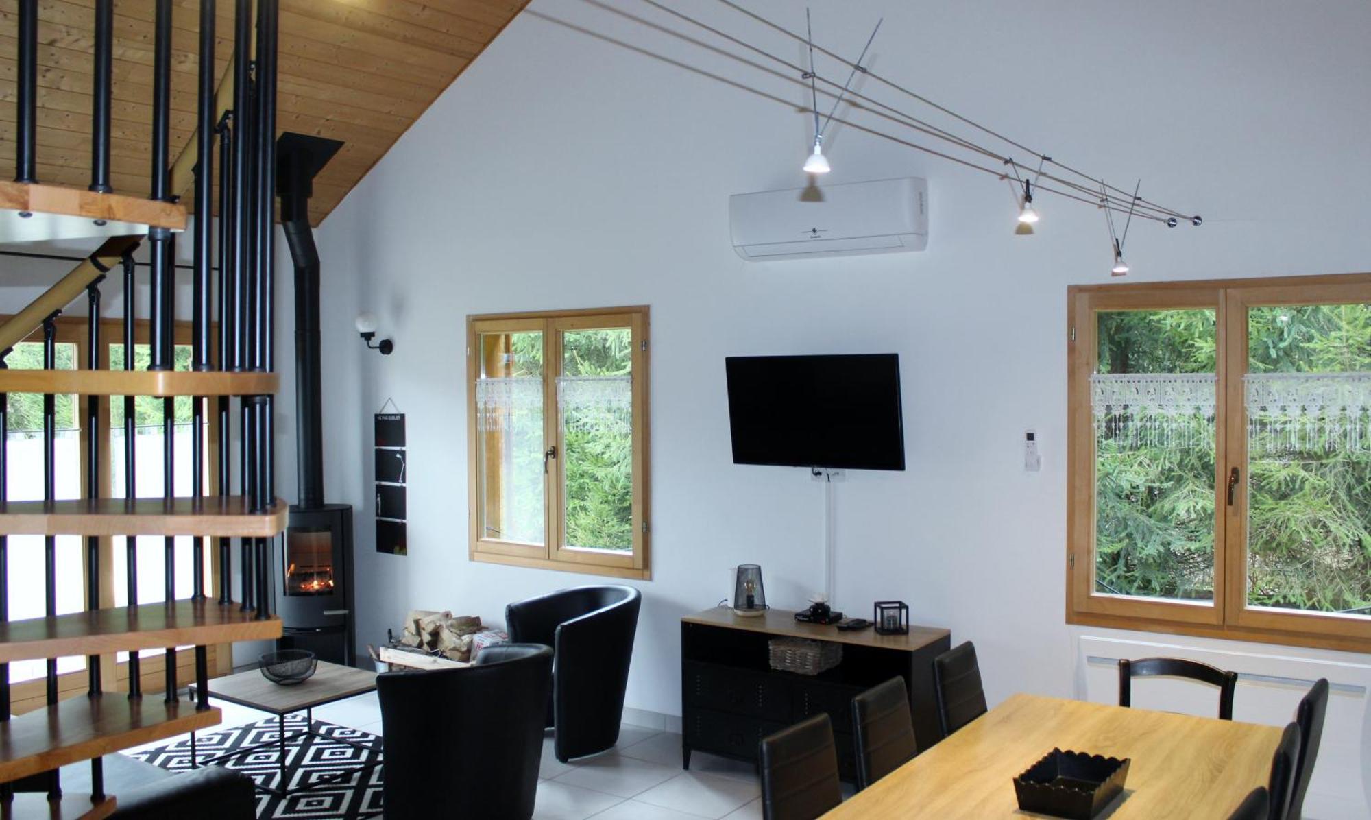 Chalet De Charme Le Contemporain Ney Kültér fotó