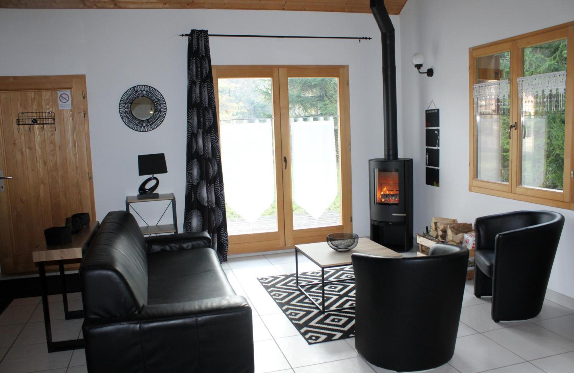 Chalet De Charme Le Contemporain Ney Kültér fotó