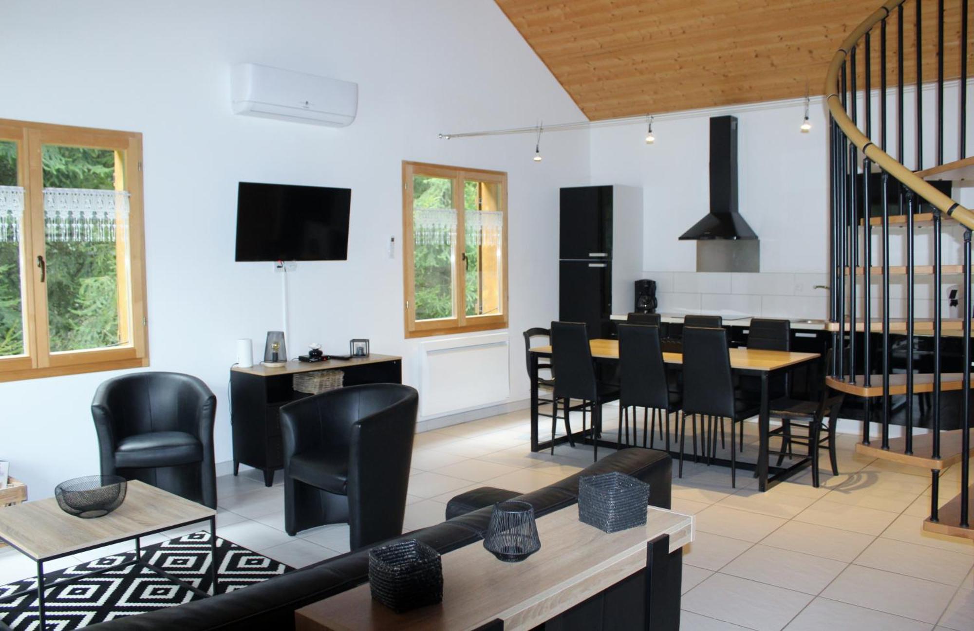 Chalet De Charme Le Contemporain Ney Kültér fotó