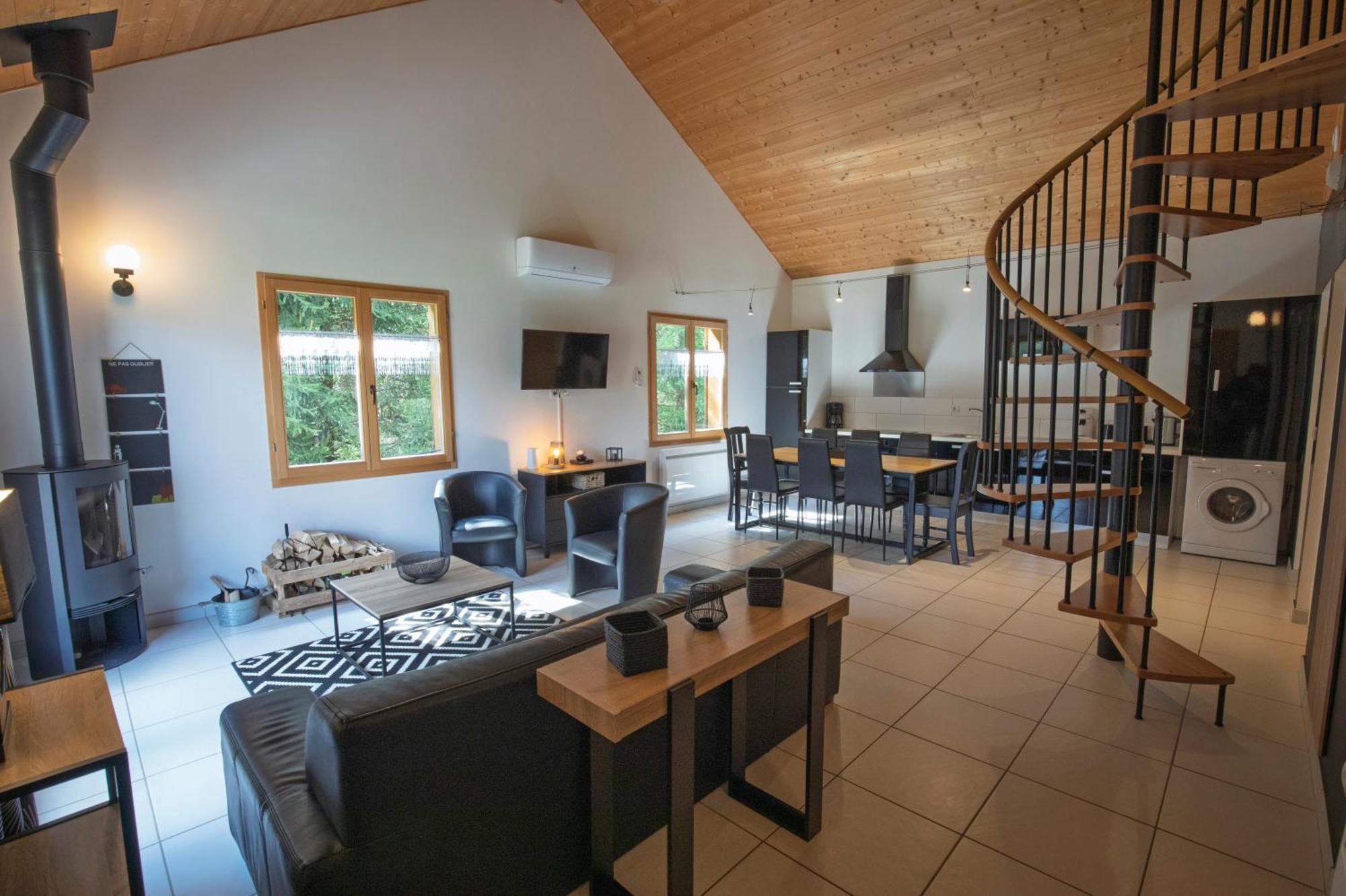 Chalet De Charme Le Contemporain Ney Kültér fotó