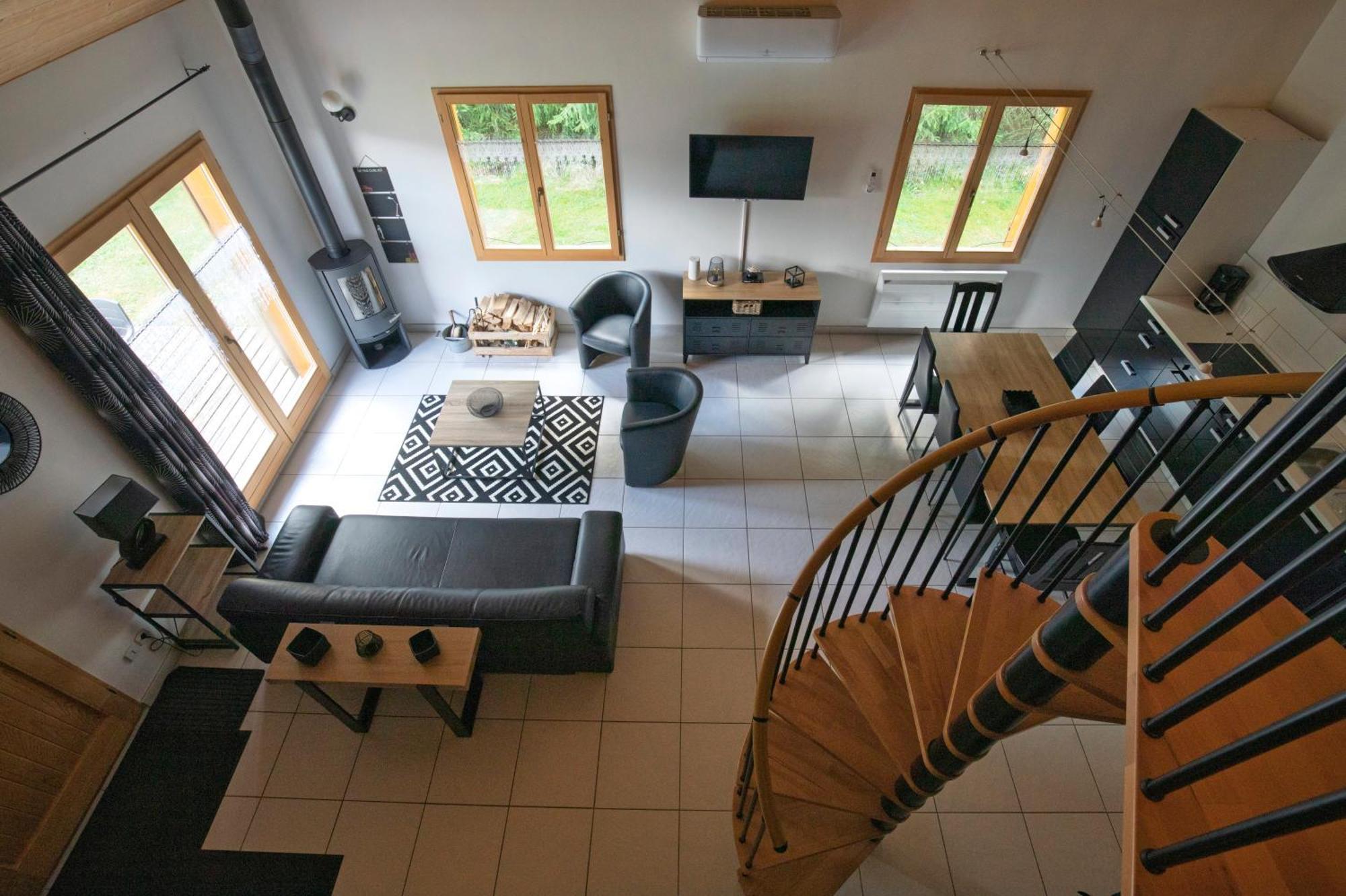 Chalet De Charme Le Contemporain Ney Kültér fotó